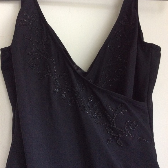 Miraclesuit Swimsuit Womens Medium Black One Piece Embellished Slimming Support - Picture 3 of 16